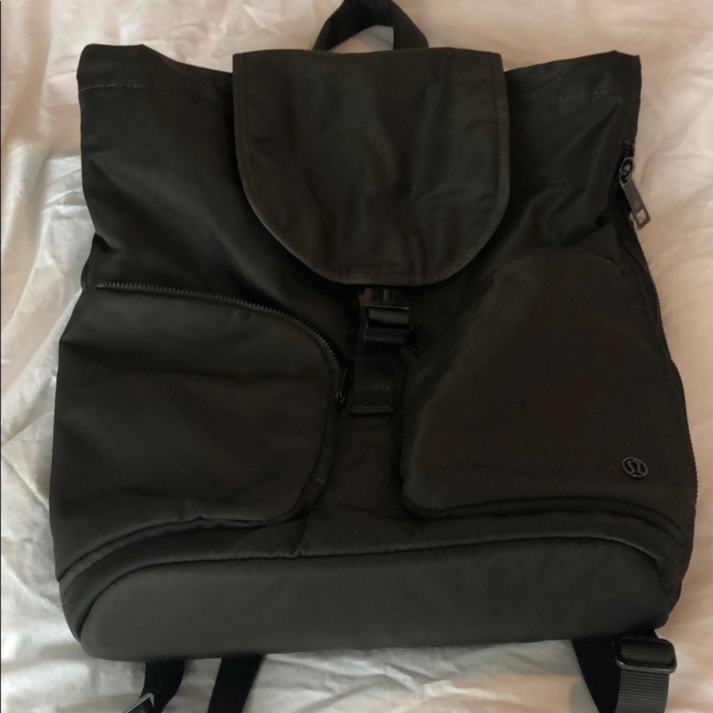 Lululemon rucksack backpack olive green